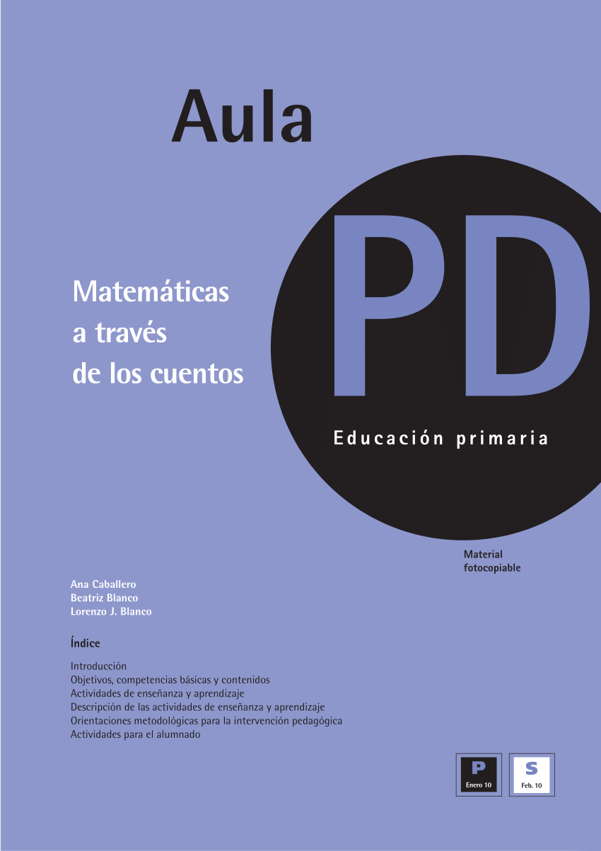 PDF) Matemáticas a través de los cuentos