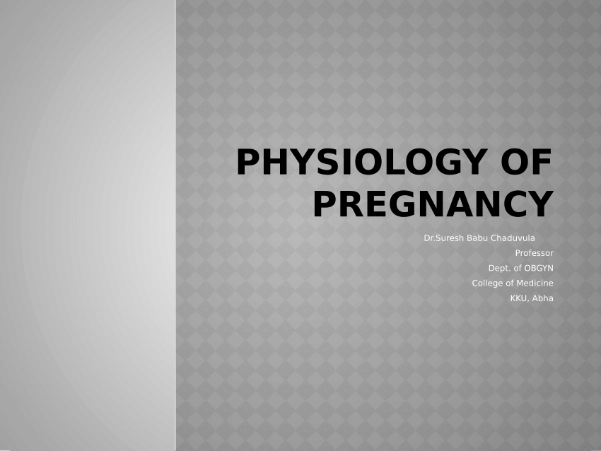 DIAGNOSIS OF PREGNANCY. MATERNAL ADAPTATION TO PREGNANCY. - ppt