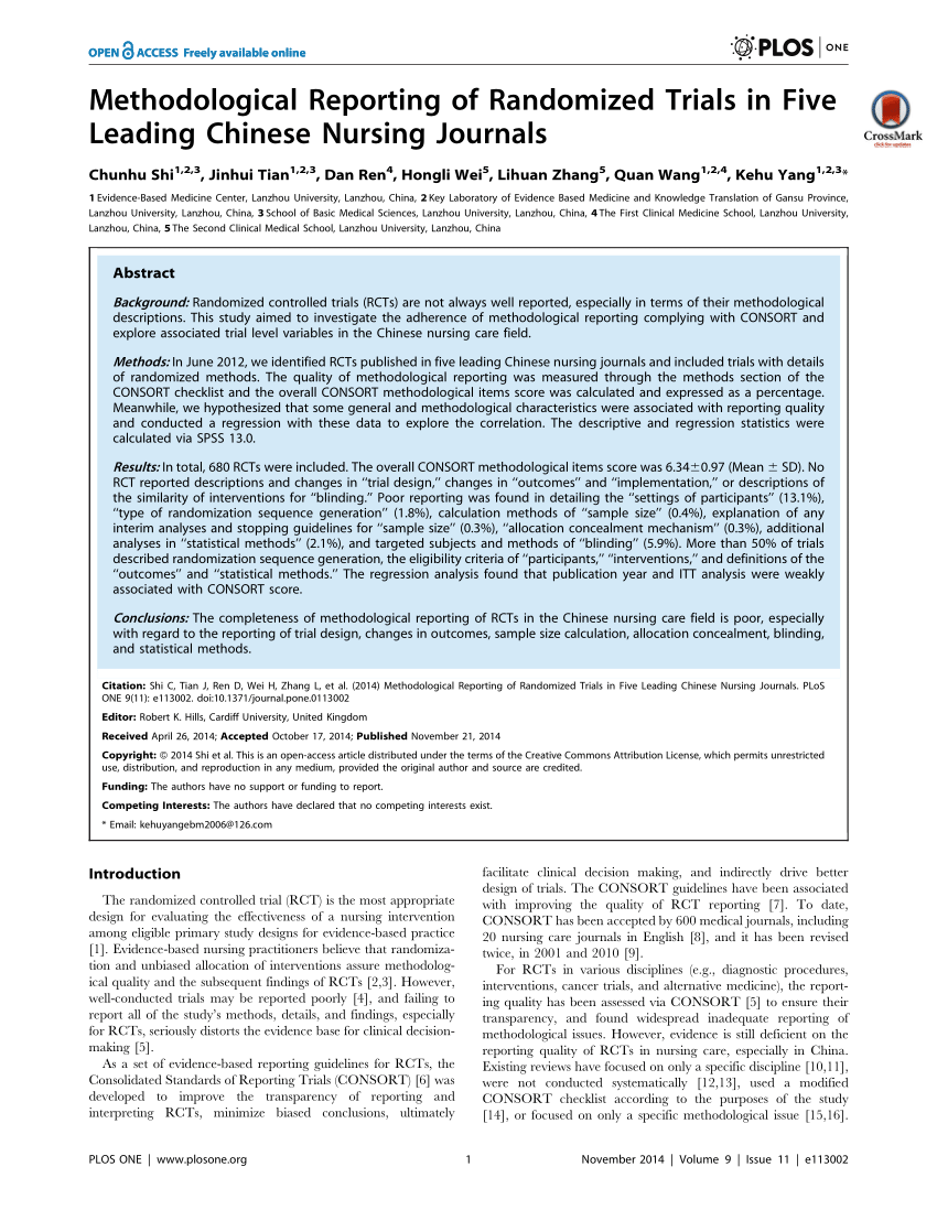 chinese nursing research a quarterly journal