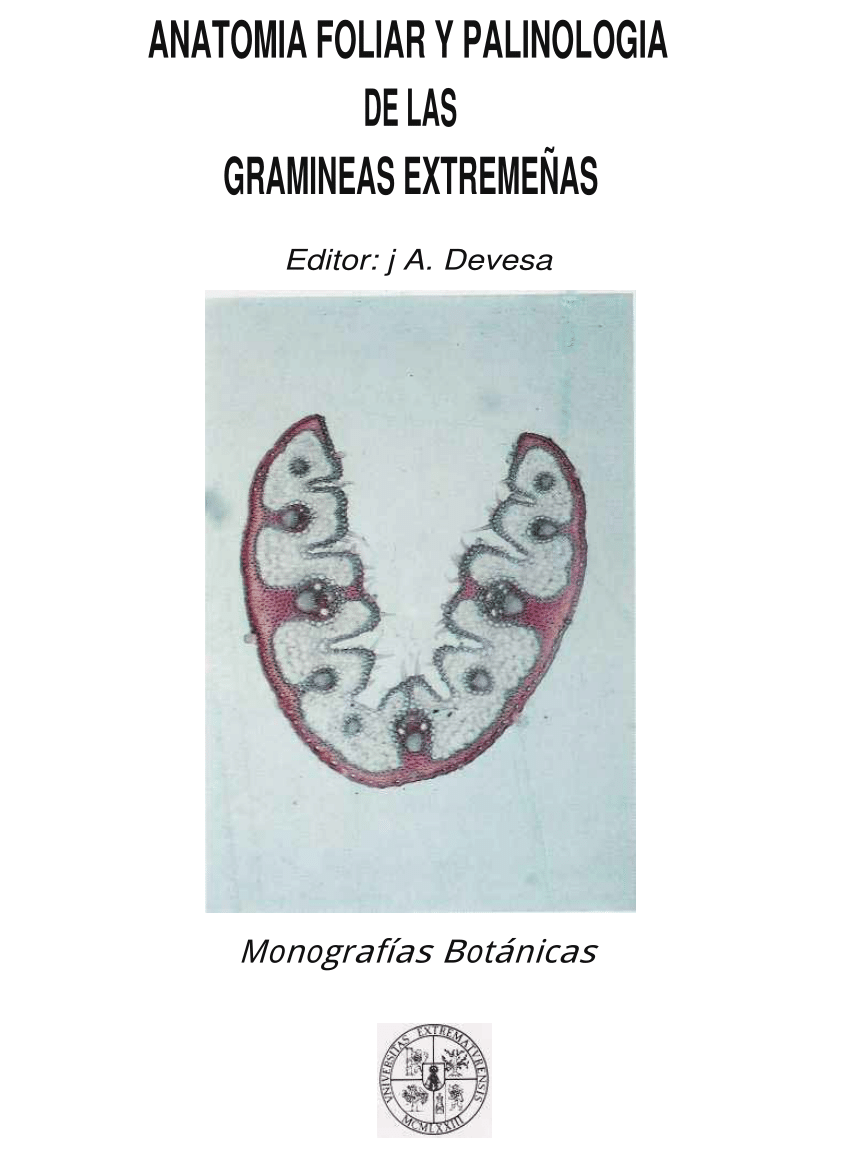 Pdf Anatomía Foliar Y Palinología De Las Gramíneas Extremeñas - 