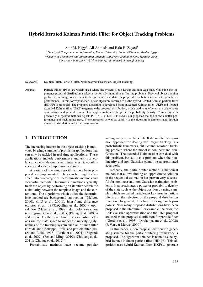 Kalman filter qr