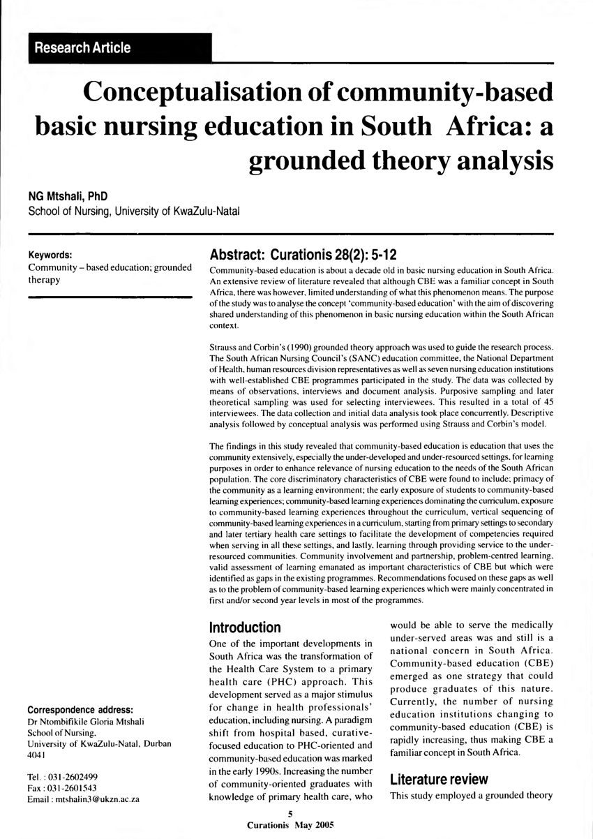 theory based approach in nursing