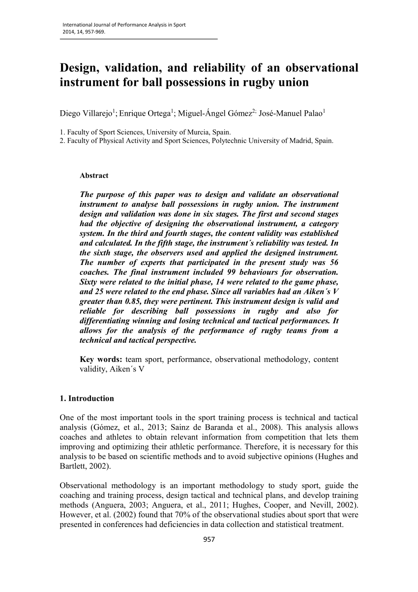 PDF) Leistungsanalyse im Elitefußball (Performance Analysis in