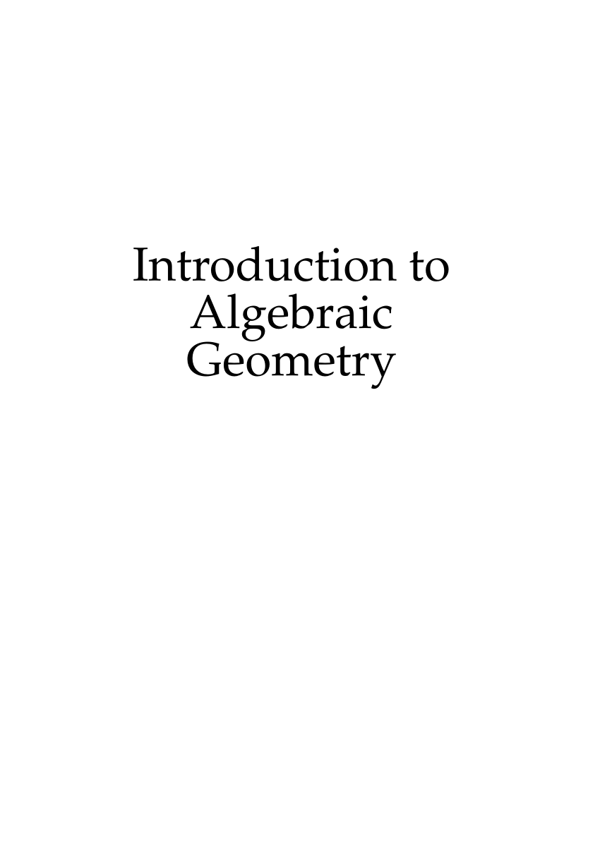 uic algebraic geometry seminar