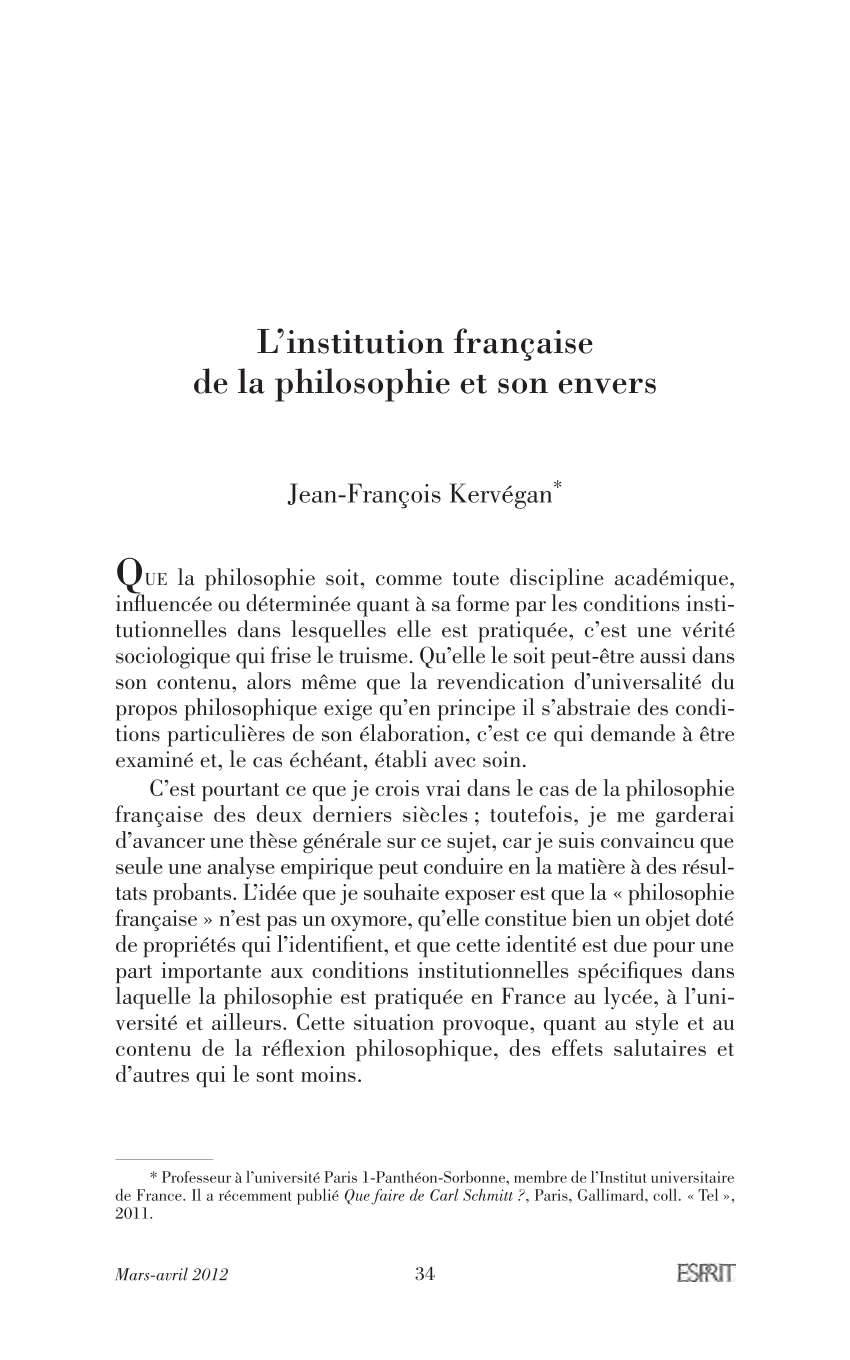 These Antithese Synthese Philo  Titre De La Thèse