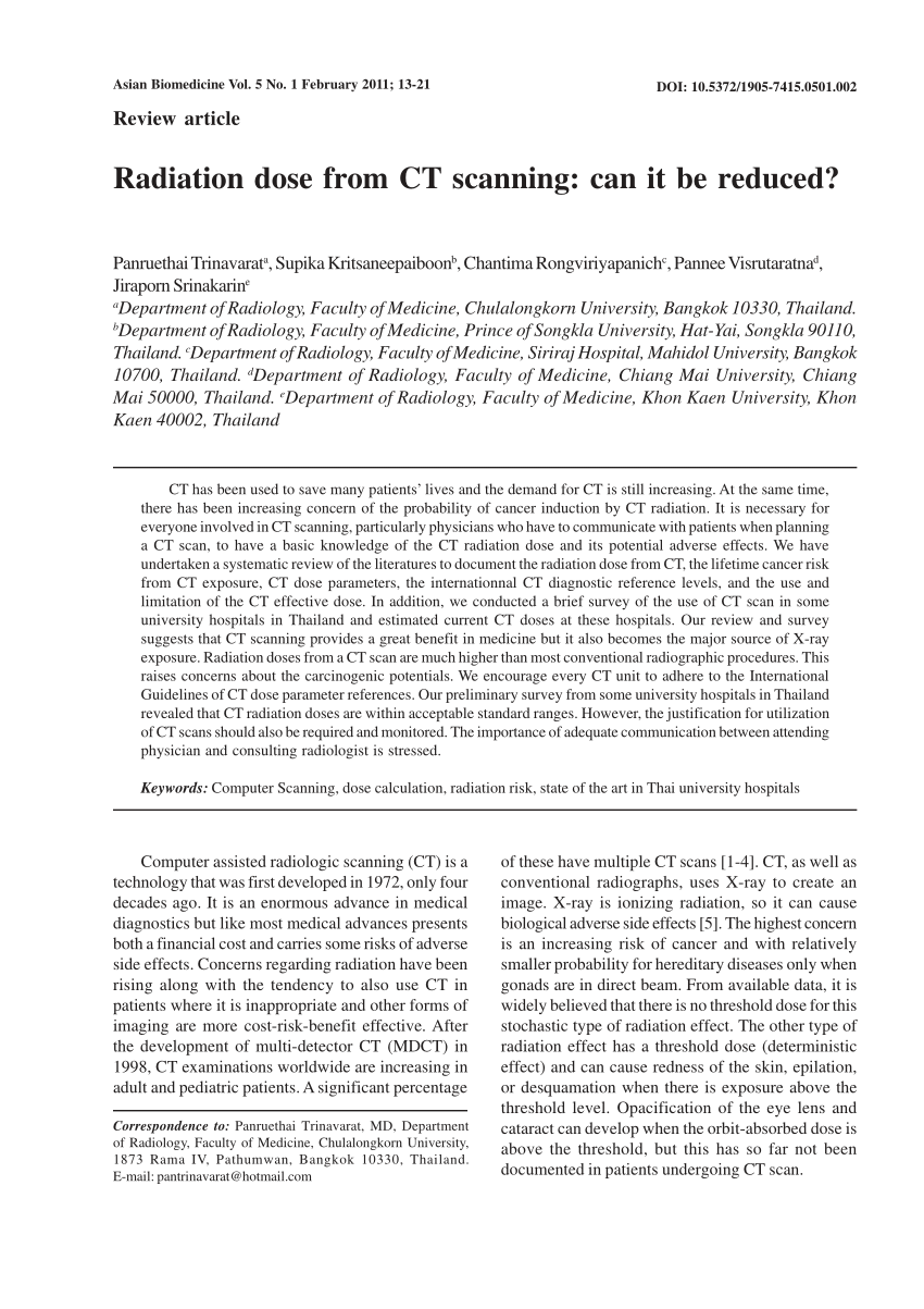 Mean Ctdi W Mgy Dlp Mgy Cm E Msv Values For Adult Patients In Download Table