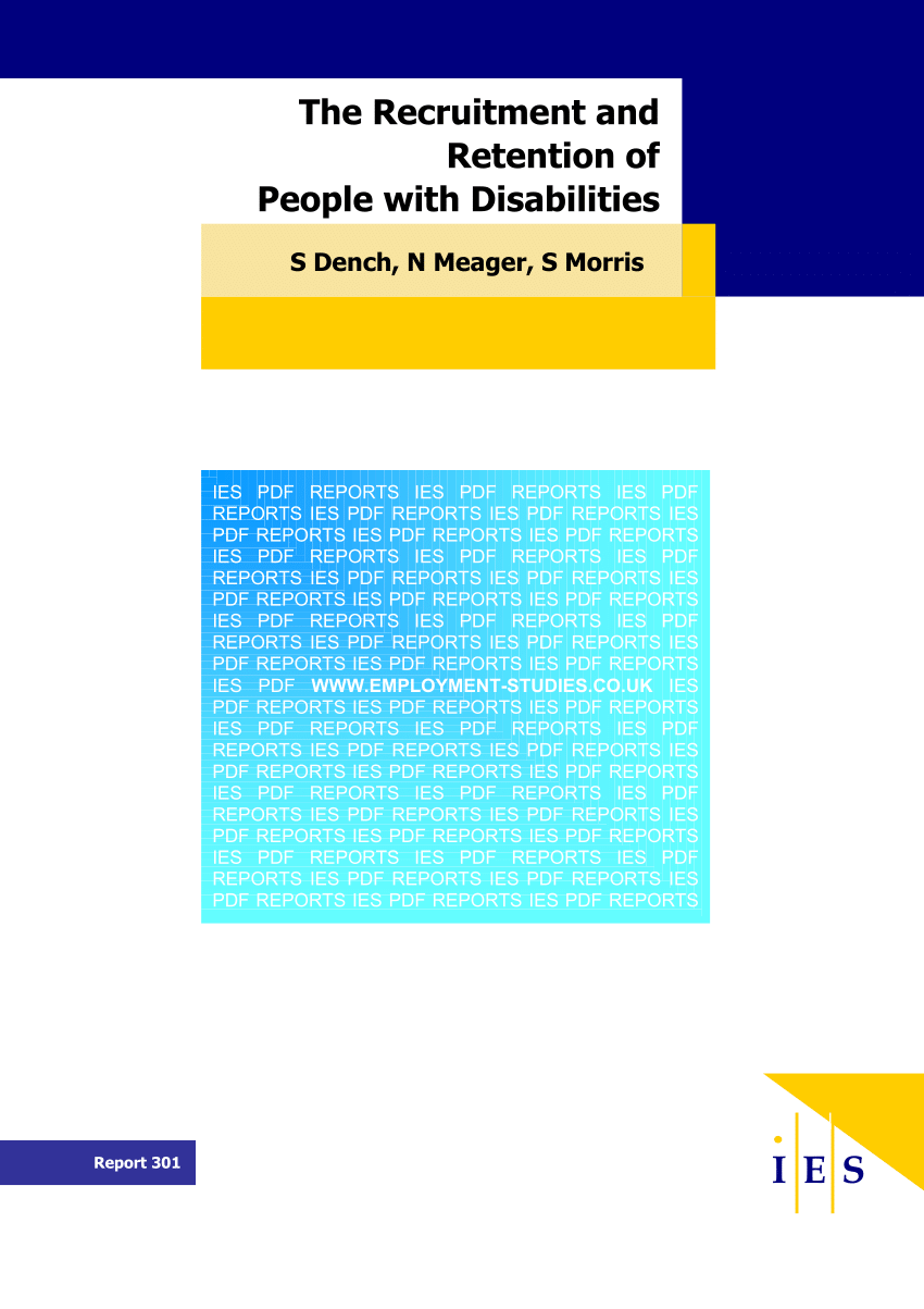 Disabled, Not Disqualified: Ableism in Recruitment and Retention