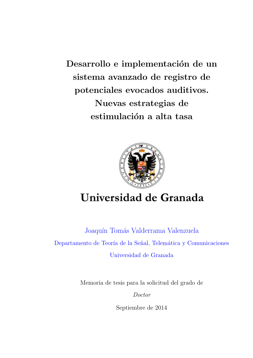 doctoral thesis project