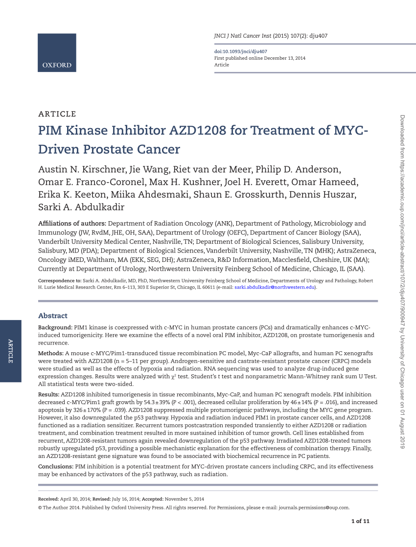 university of chicago prostate cancer treatment)