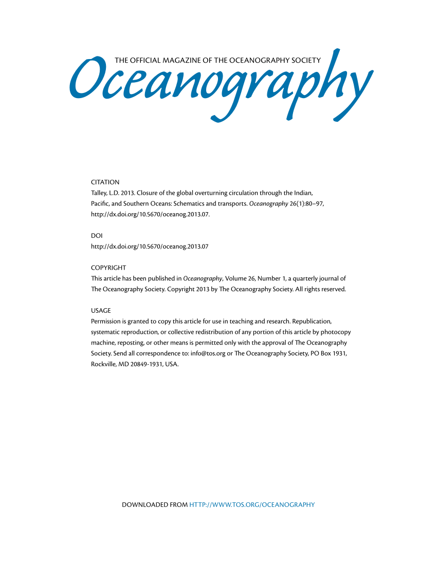 Descriptive Physical Oceanography 6th E.
