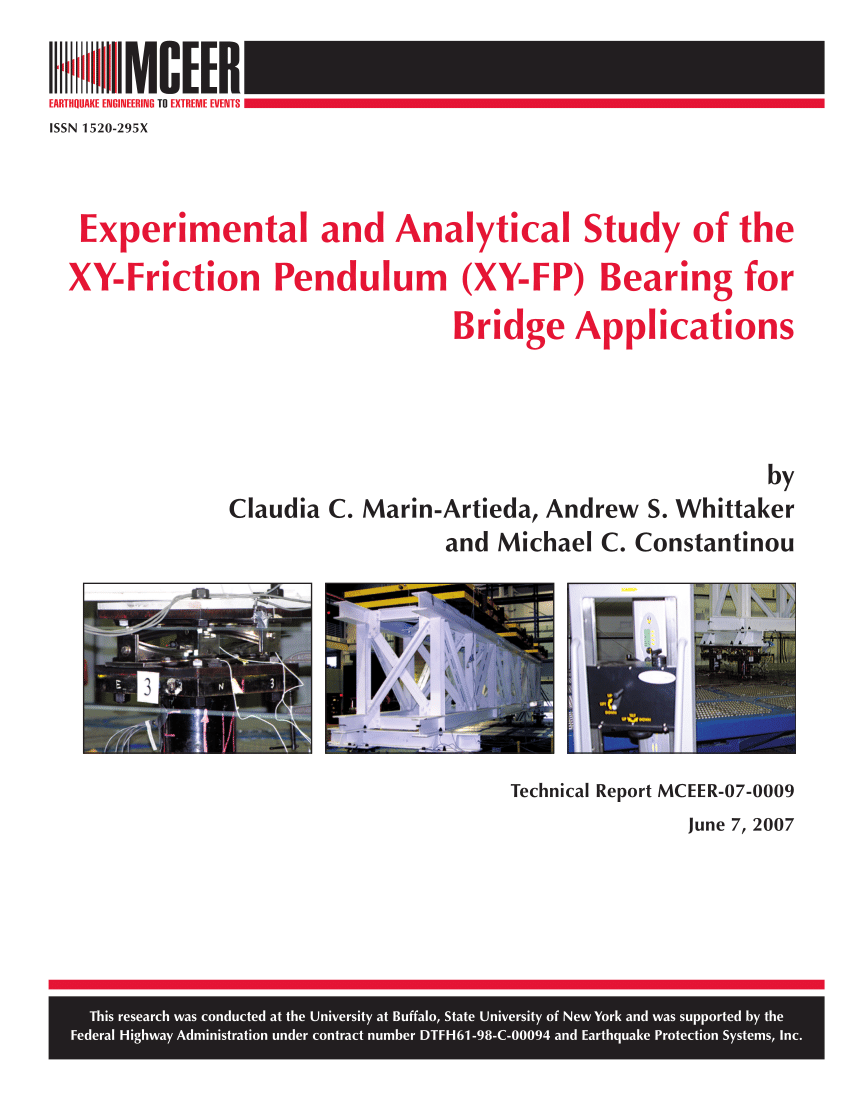Kontur Bøje Rafflesia Arnoldi PDF) Experimental and analytical study of the XY Friction Pendulum bearing