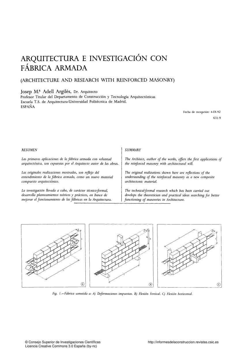 PDF Arquitectura e investigaci n con f brica armada