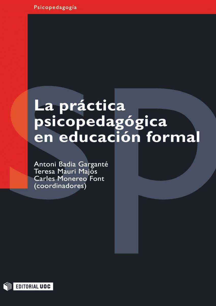 Pdf La Práctica Psicopedagógica En La Educación Formal