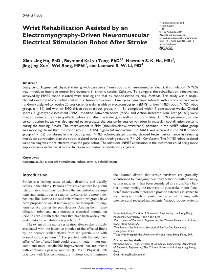 The electromyography (EMG)-driven neuromuscular electrical stimulation