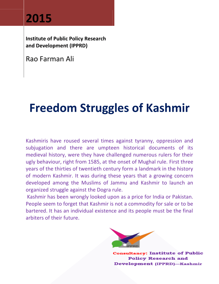 Kashmir issue essay