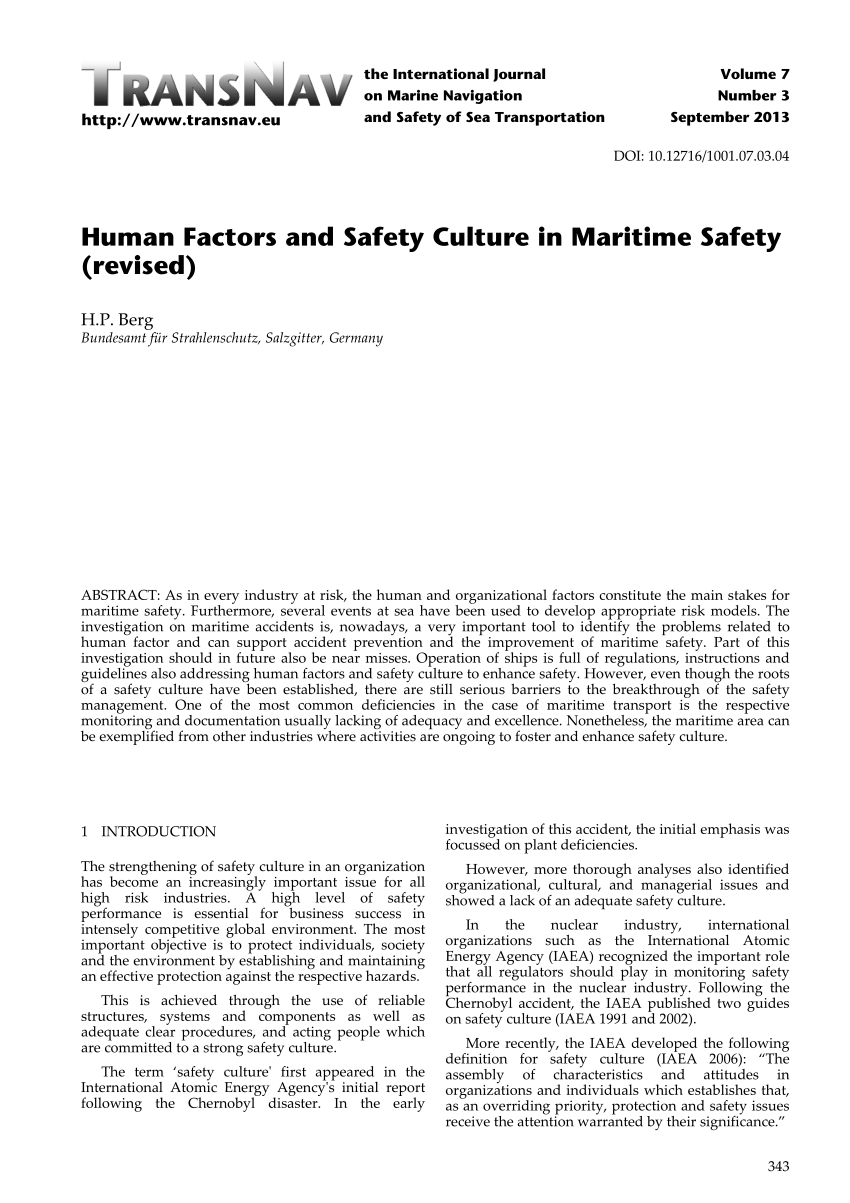 thesis title about maritime safety
