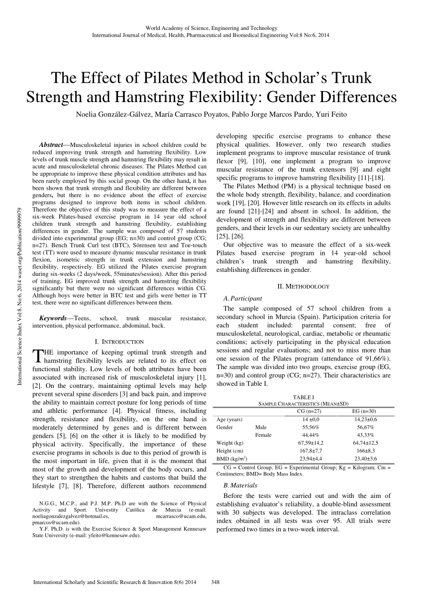 Effect of 9-month Pilates program on sagittal spinal curvatures