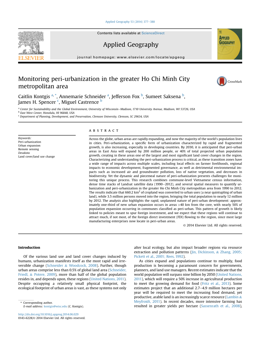 Interrogating The Production Of Urban Space In China And Vietnam