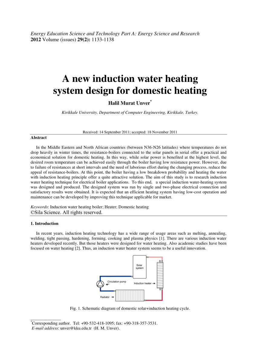 Induction Water Heating 92