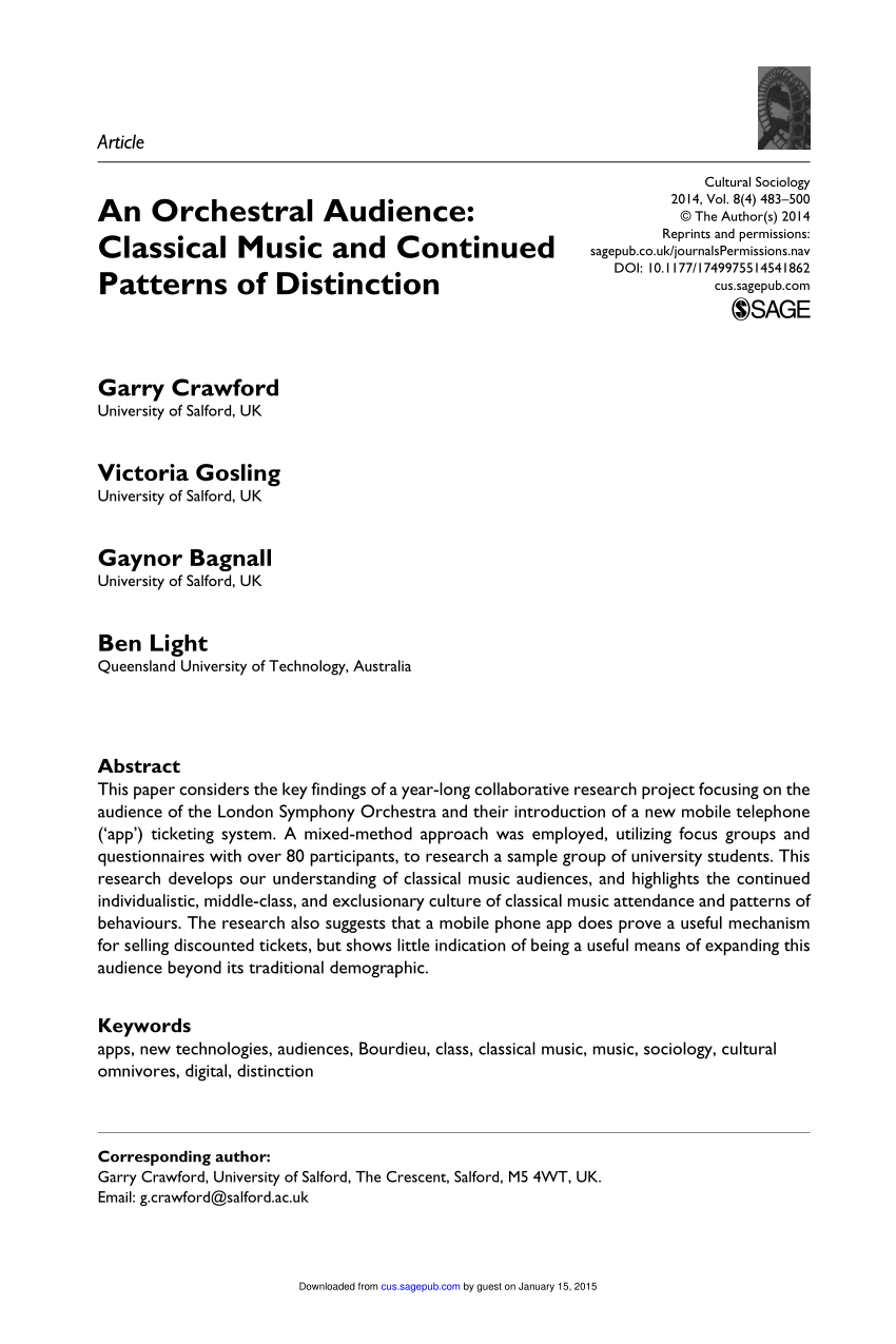 classical music concert essay