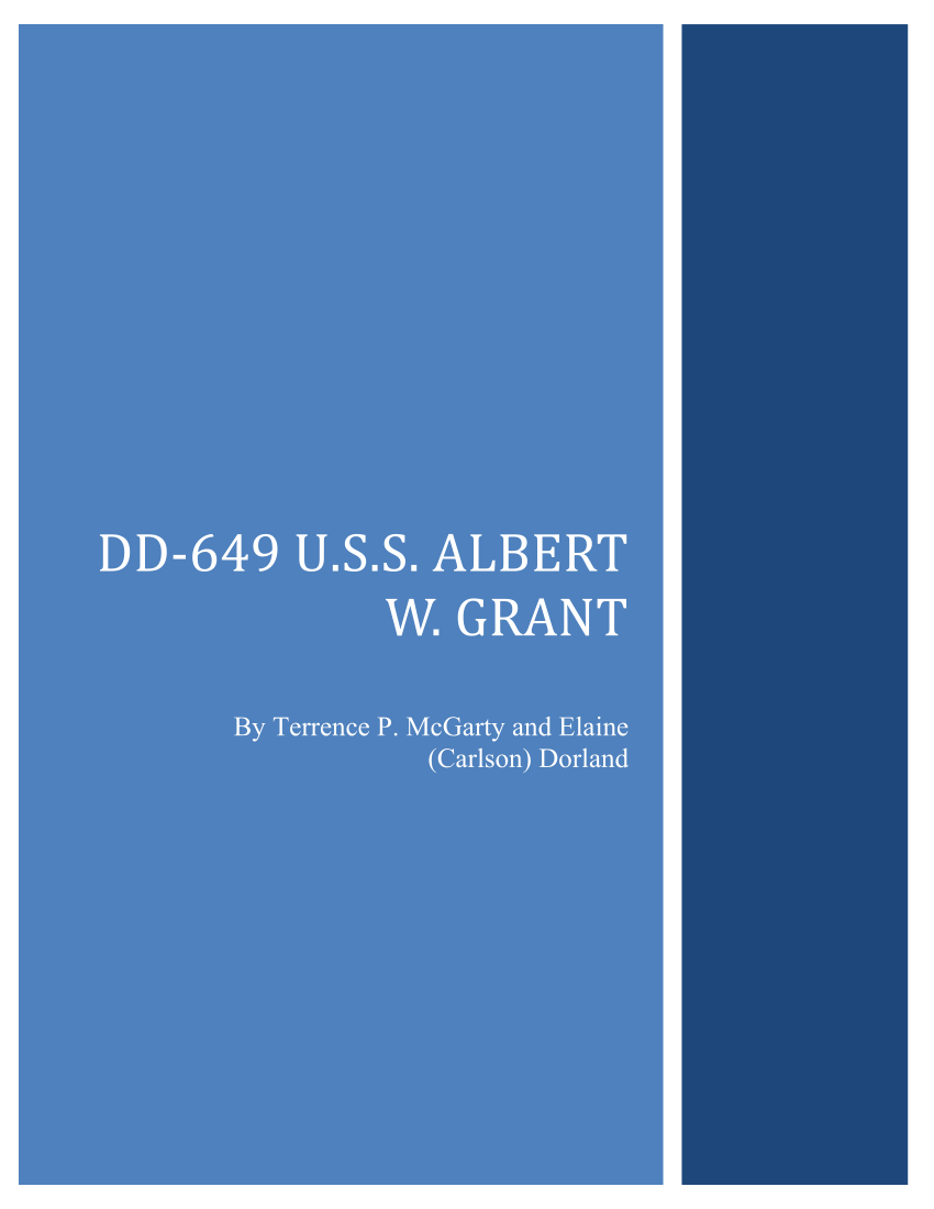 PDF) DD-649, U.S.S. Albert W. Grant