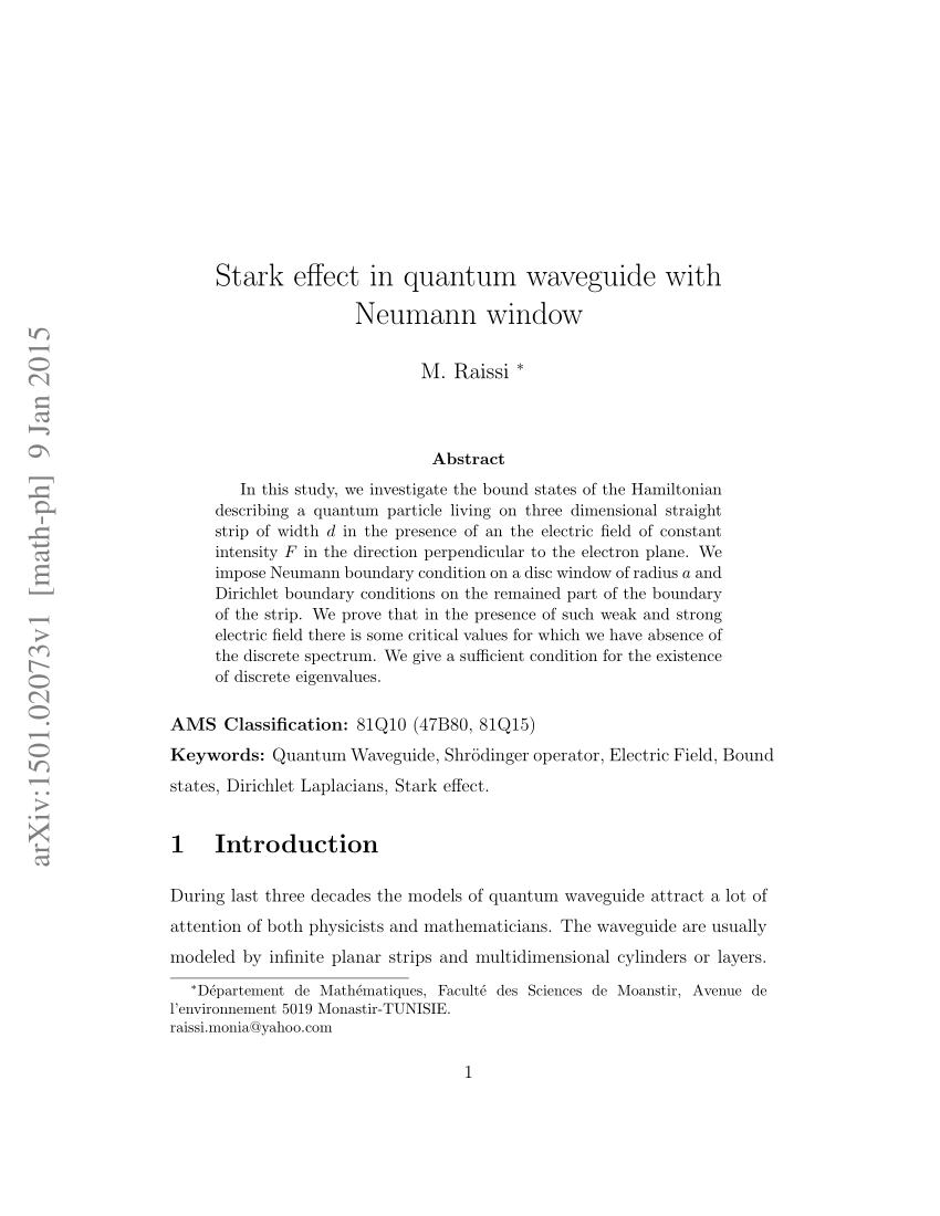 On Regular And Singular Perturbations Of Acoustic And - 