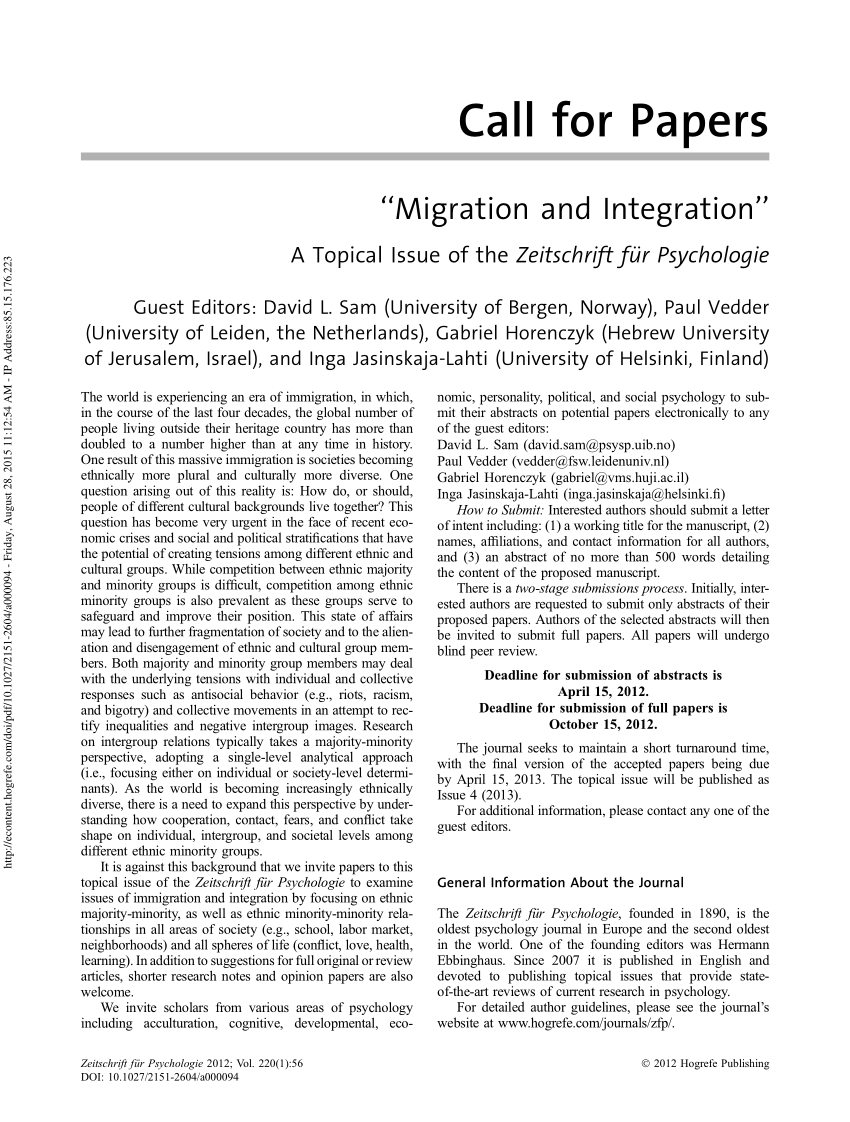 Great Migration Research Paper