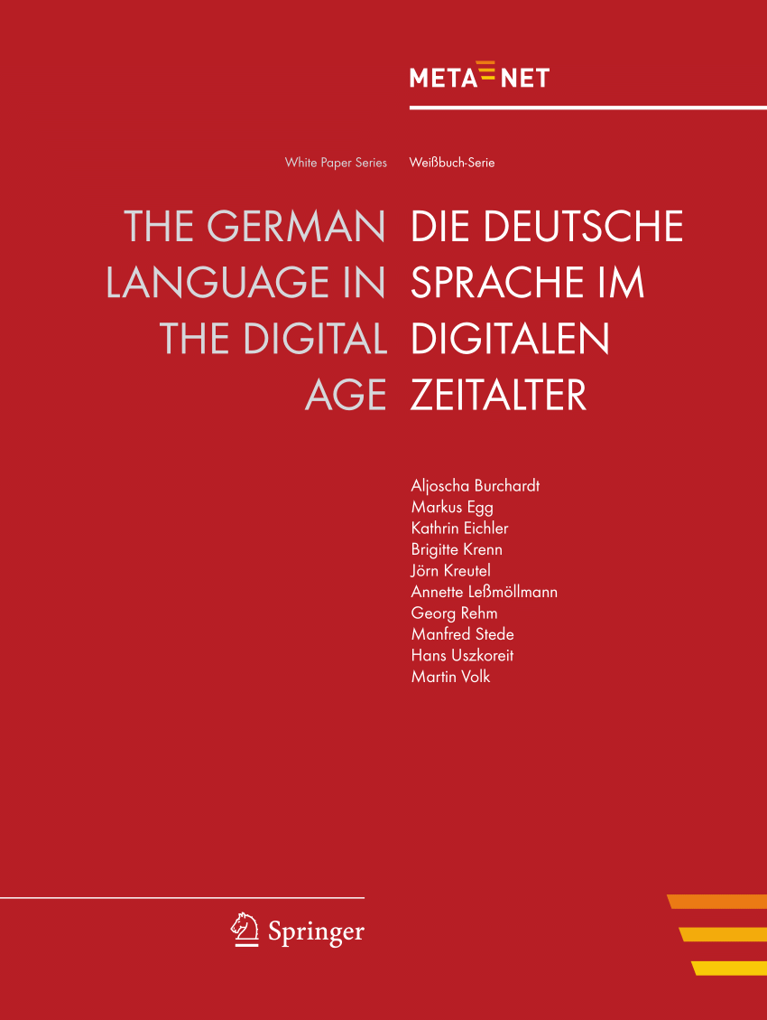 PDF The German Language in the Digital Age