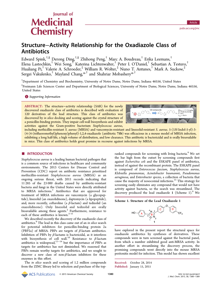 4 Oxadiazole Research Paper