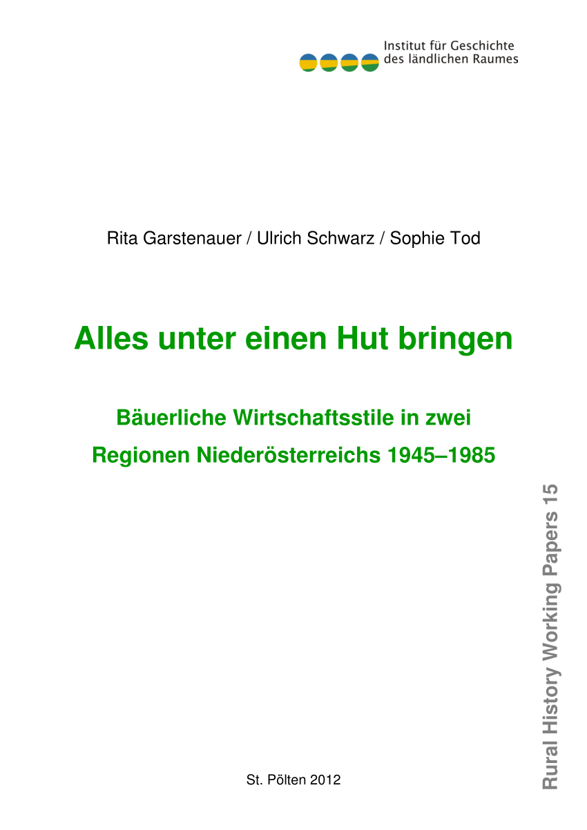 Pdf Alles Unter Einen Hut Bringen