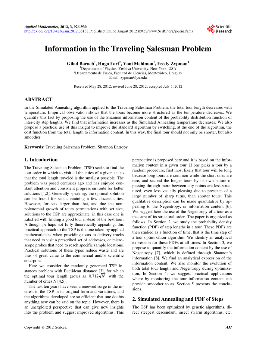 pdf-information-in-the-traveling-salesman-problem