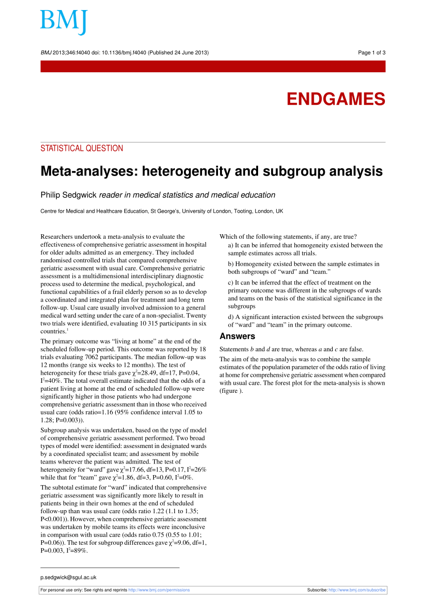 comprehensive meta analysis trial download
