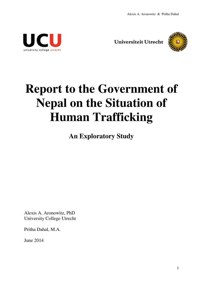 short essay on human trafficking in nepal