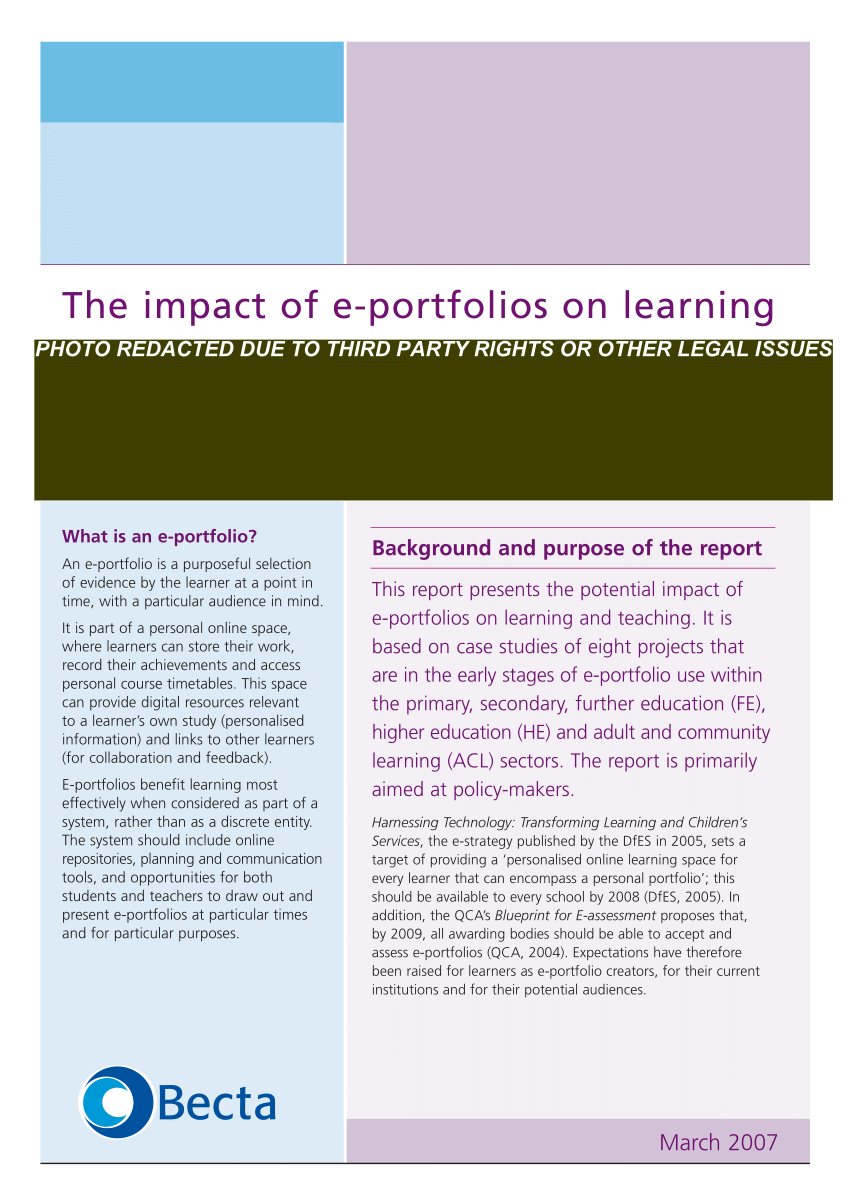 Interactive Eportfolioseffective Curriculum Ideas