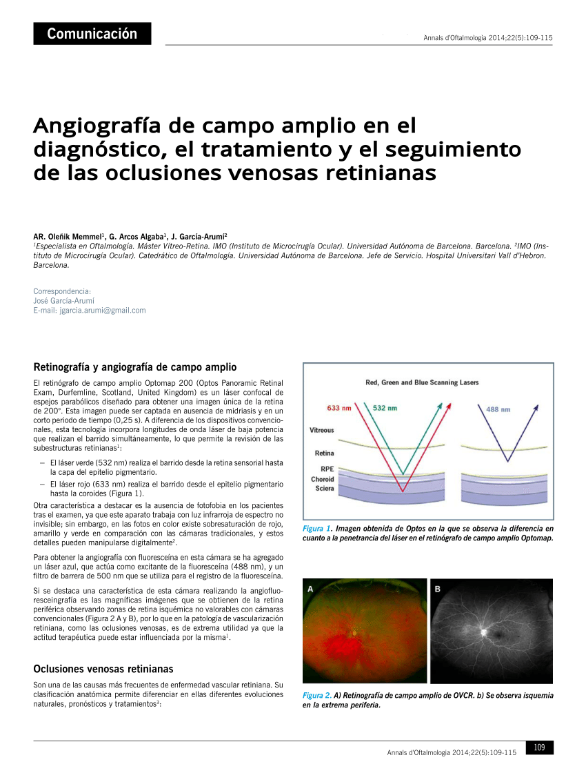 Pdf Retinografía Y Angiografía De Campo Amplio 8287