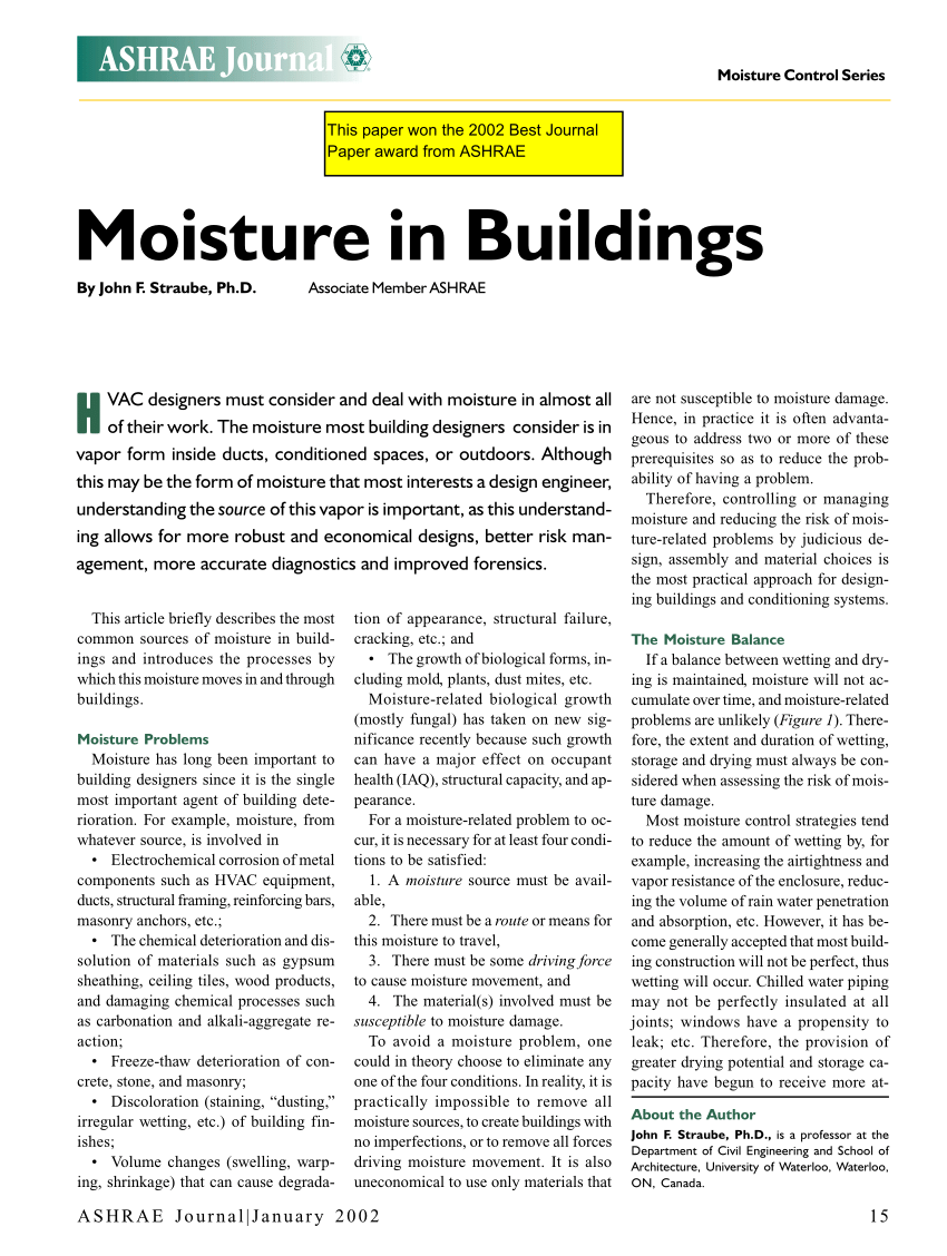 How to Treat & Prevent Condensation in Buildings? [PDF] - The