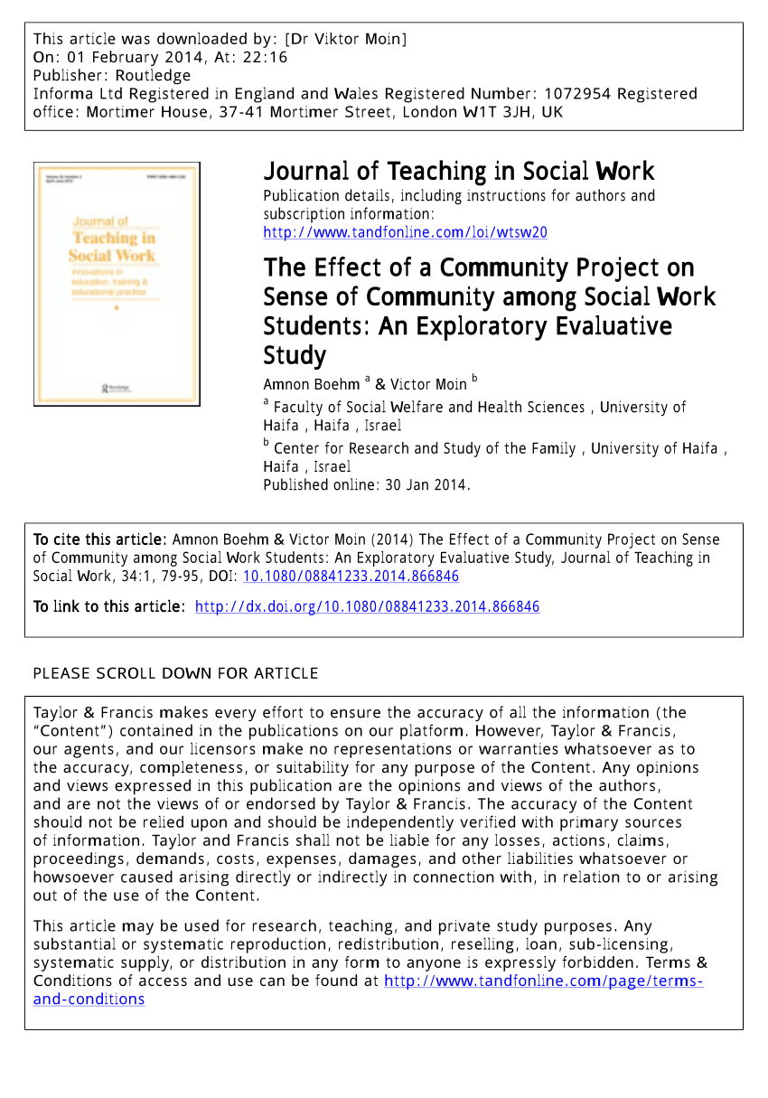 exploratory research social work