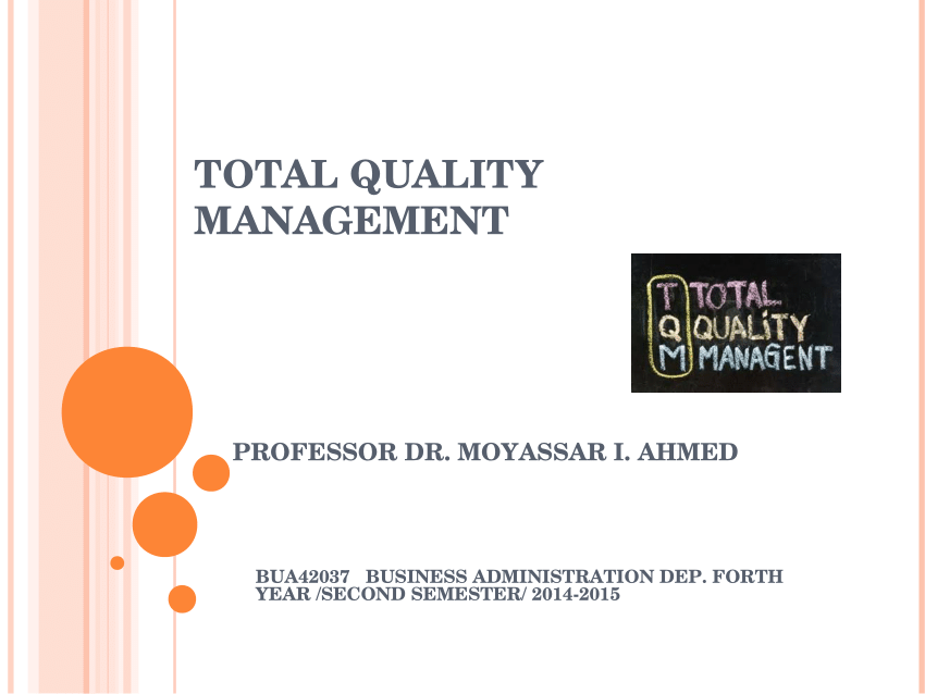 article review on total quality management pdf