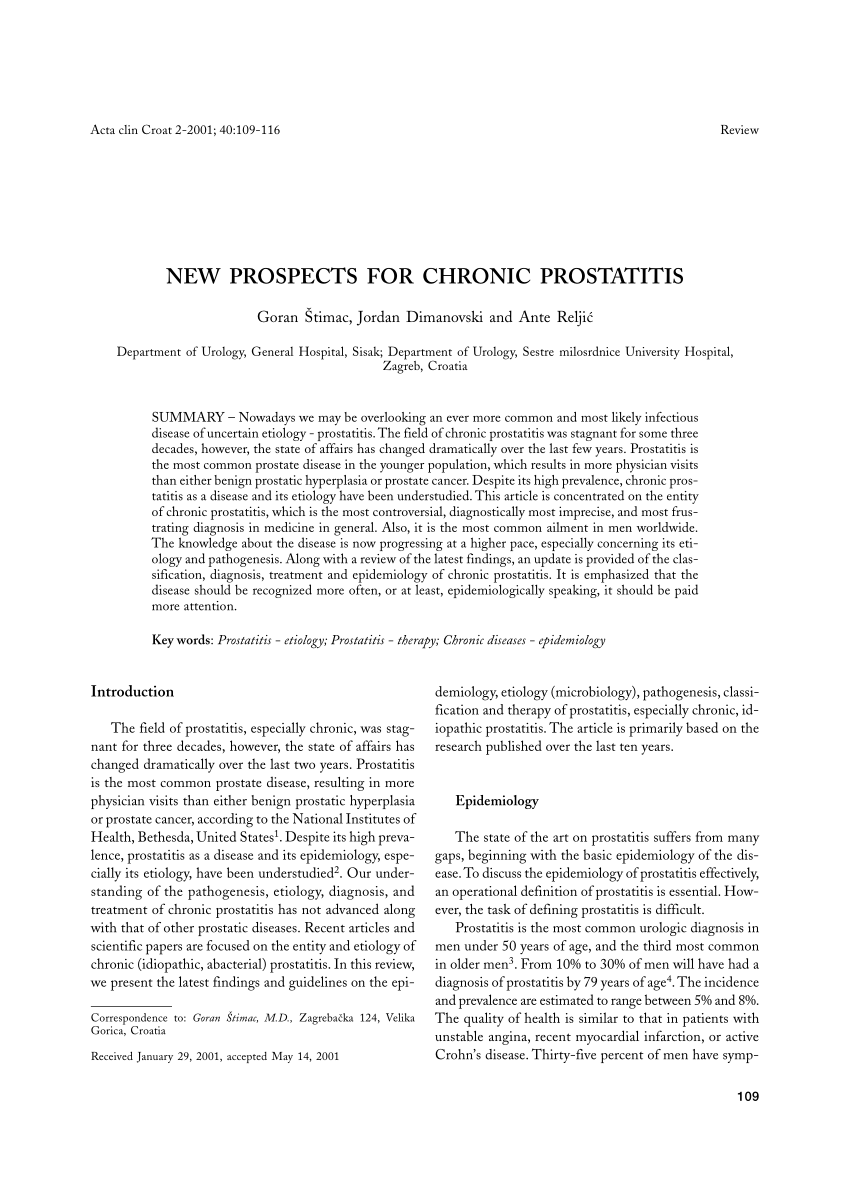 prostatitis cronica pdf 2021
