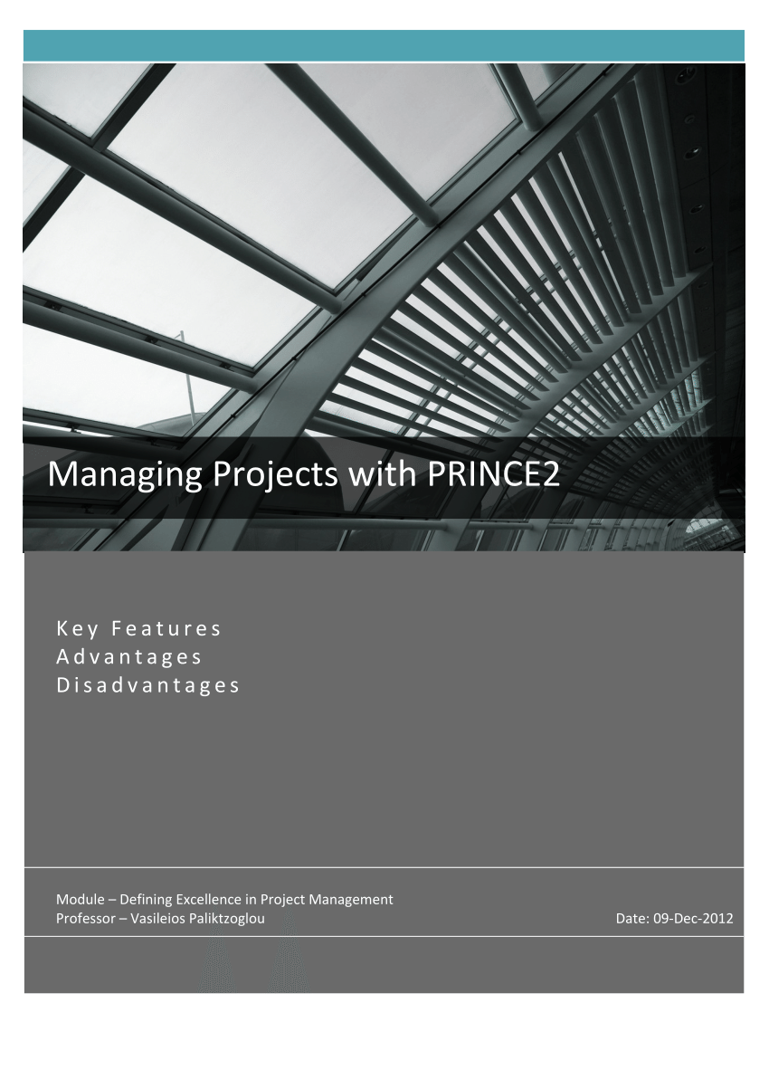 managing successful projects with prince2