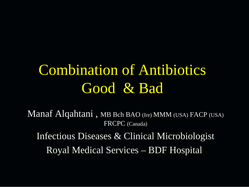 (PDF) combination of antibiotics