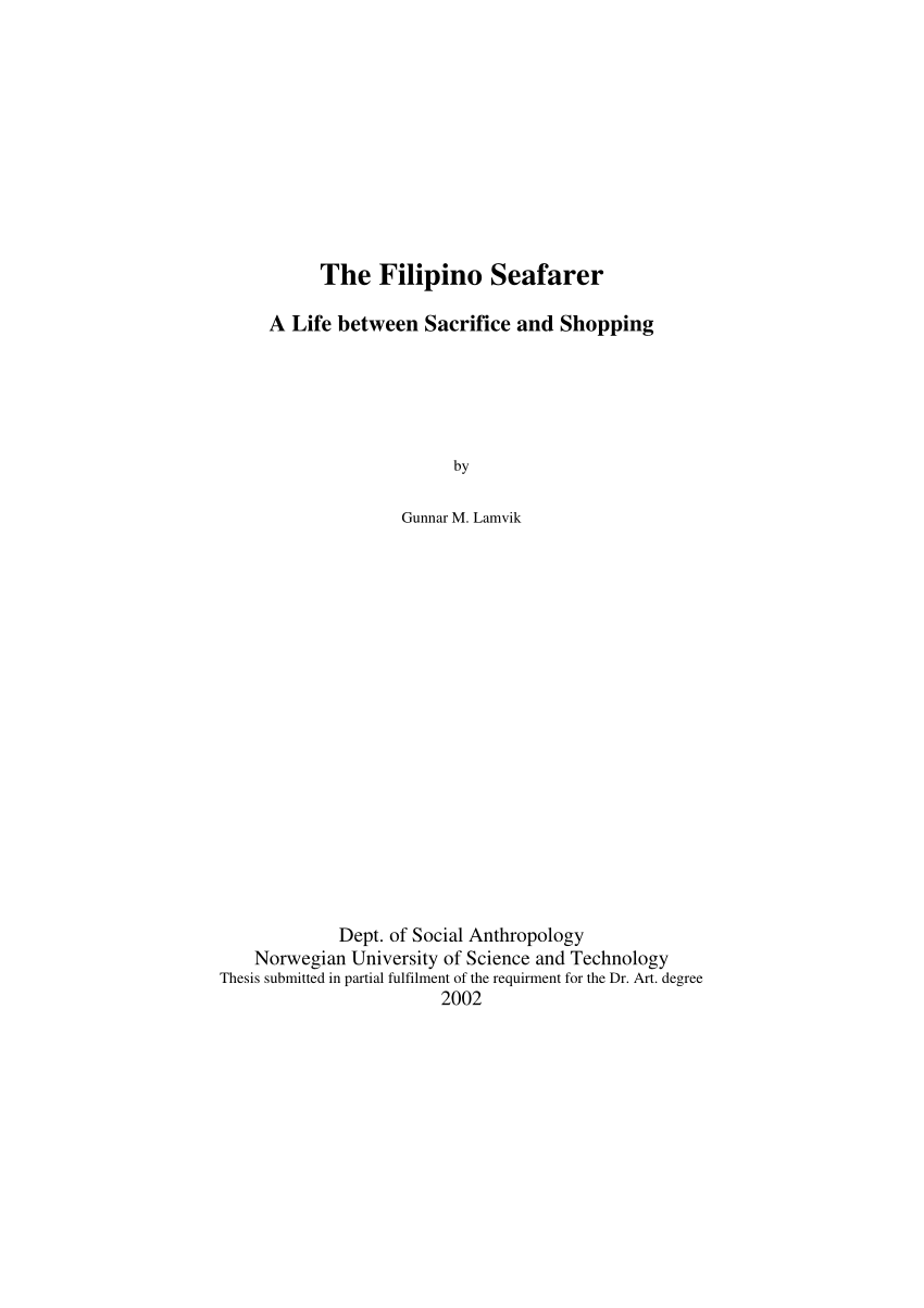 best title for filipino thesis