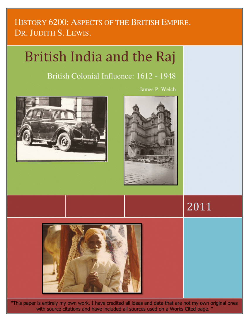 research paper on british raj