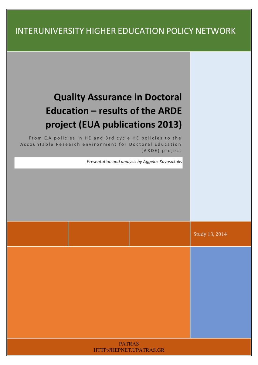 masters thesis quality assurance