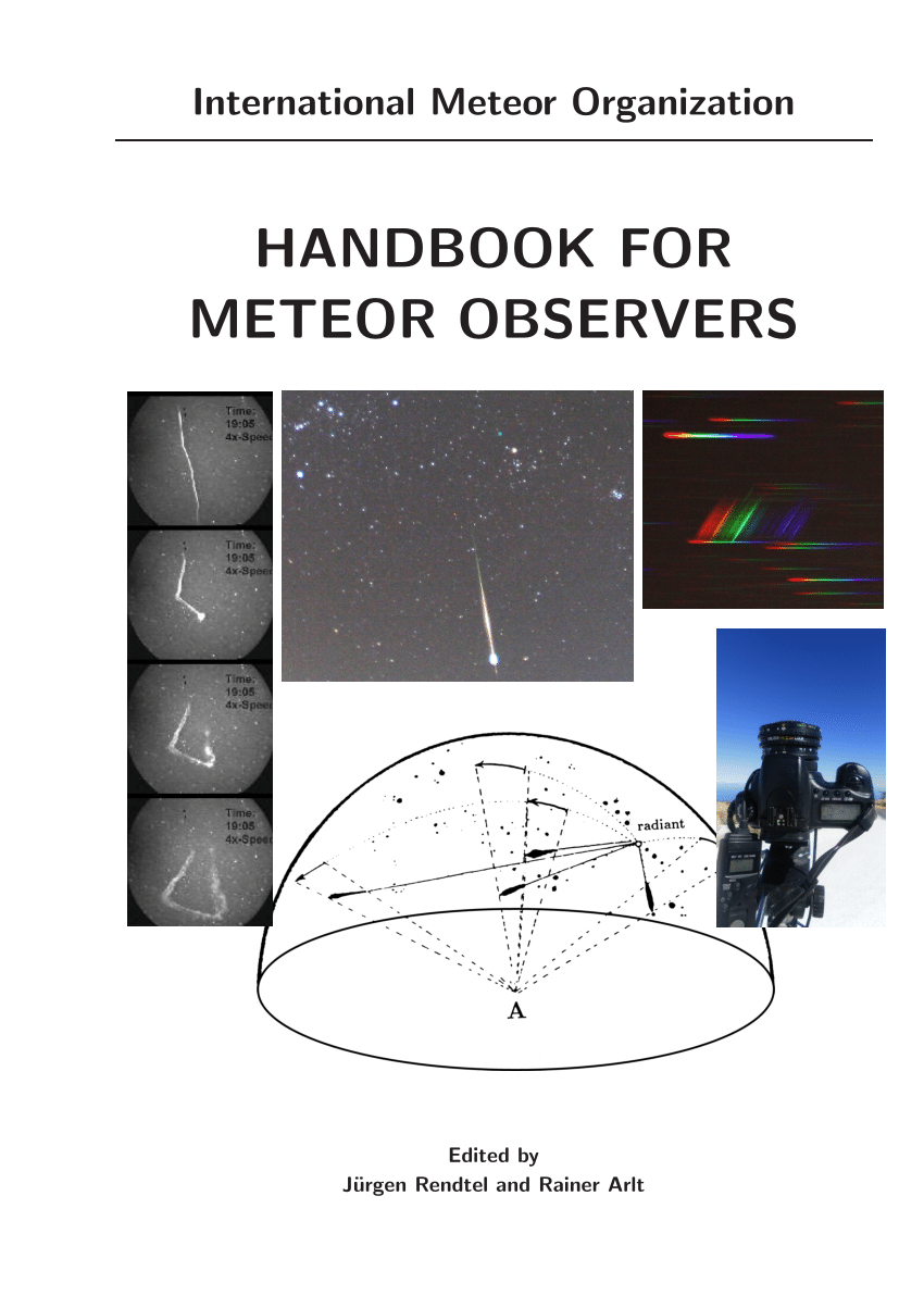 Pdf Handbook For Meteor Observers - 