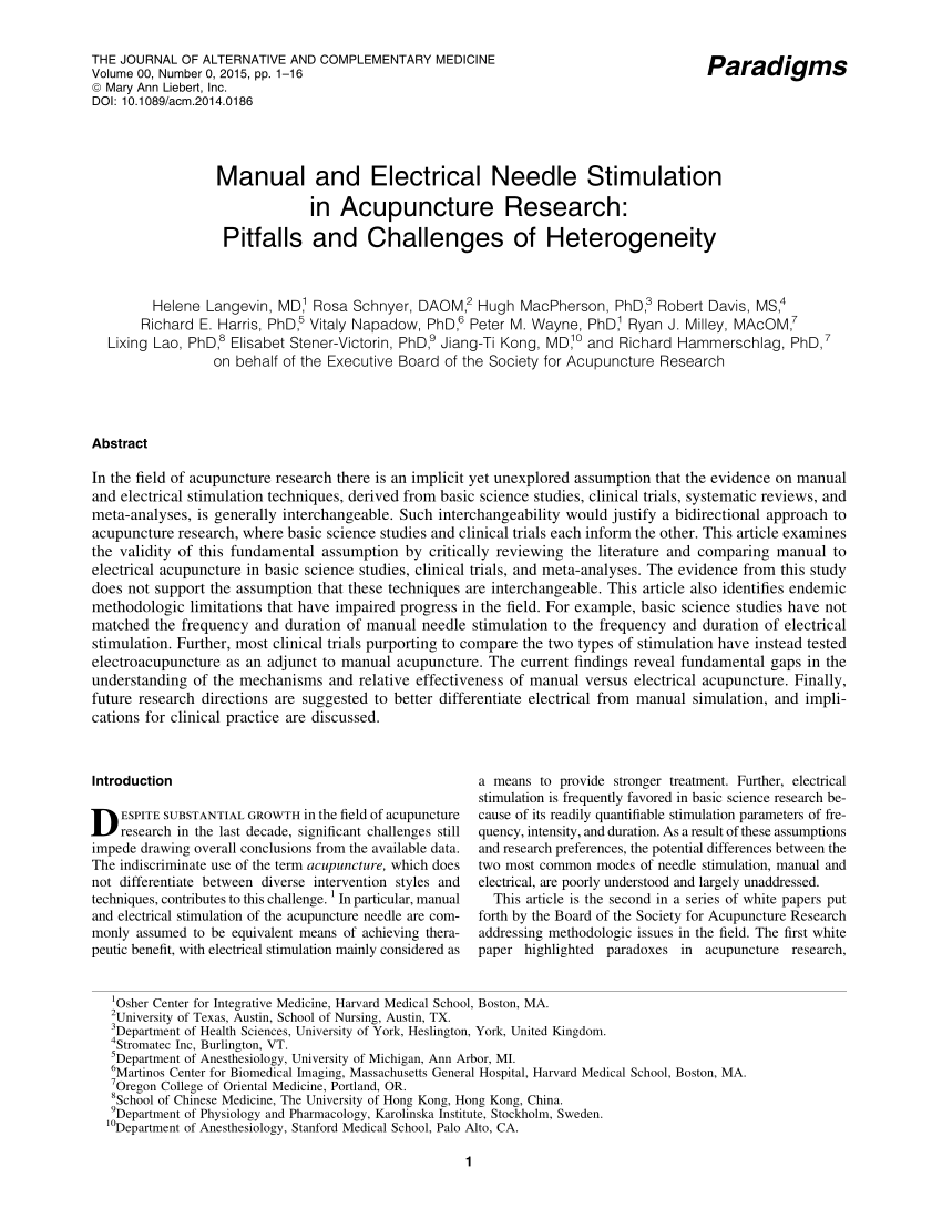 The electrical acupuncture stimulator used in the study (paper I).