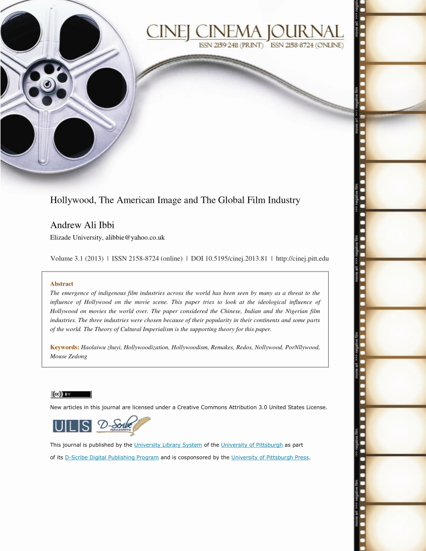 A Research on the Hollywood Film Industry
