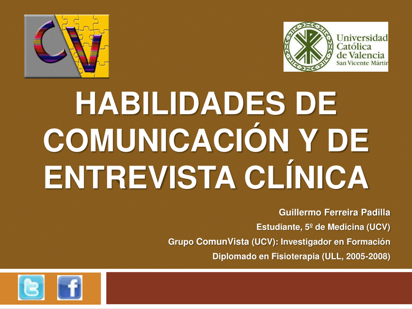 PDF) Habilidades de comunicación y de entrevista clínica en las Facultades  de Medicina españolas. Proyecto de investigación: primeros resultados