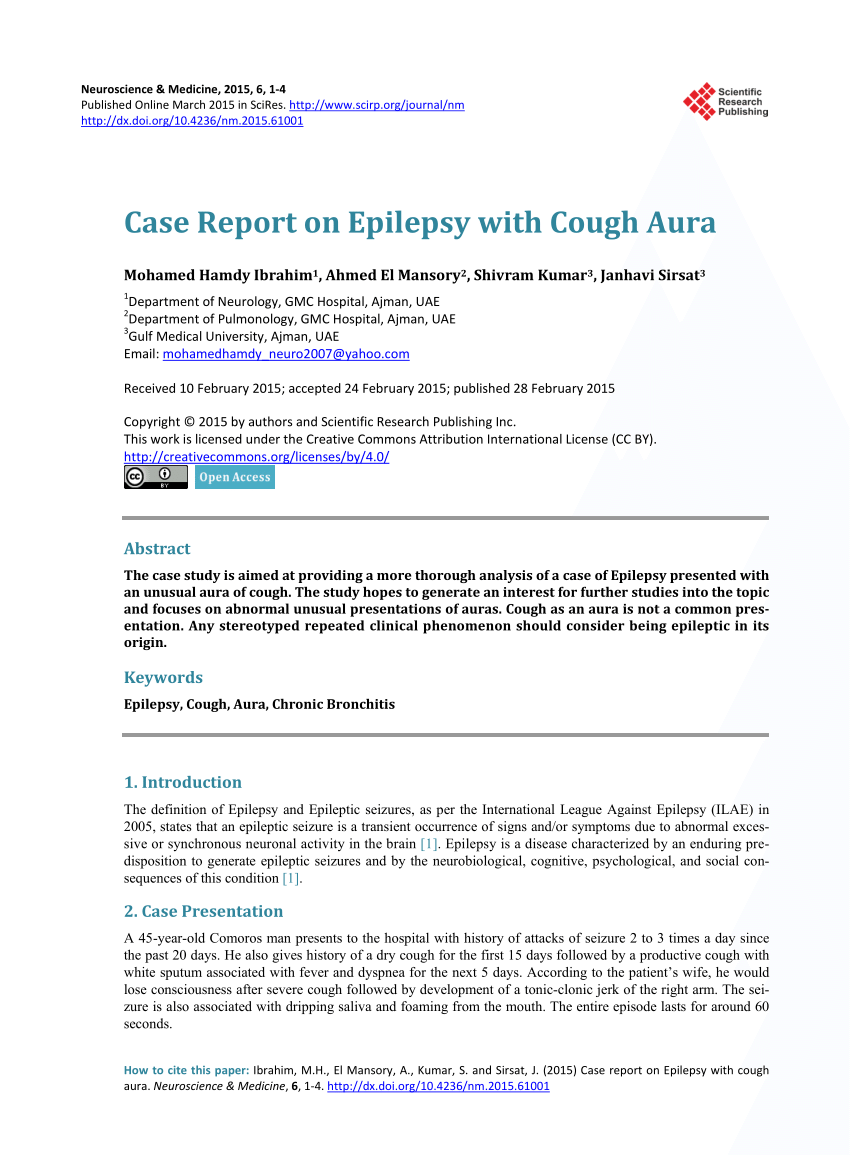 epilepsy seizure disorder research paper
