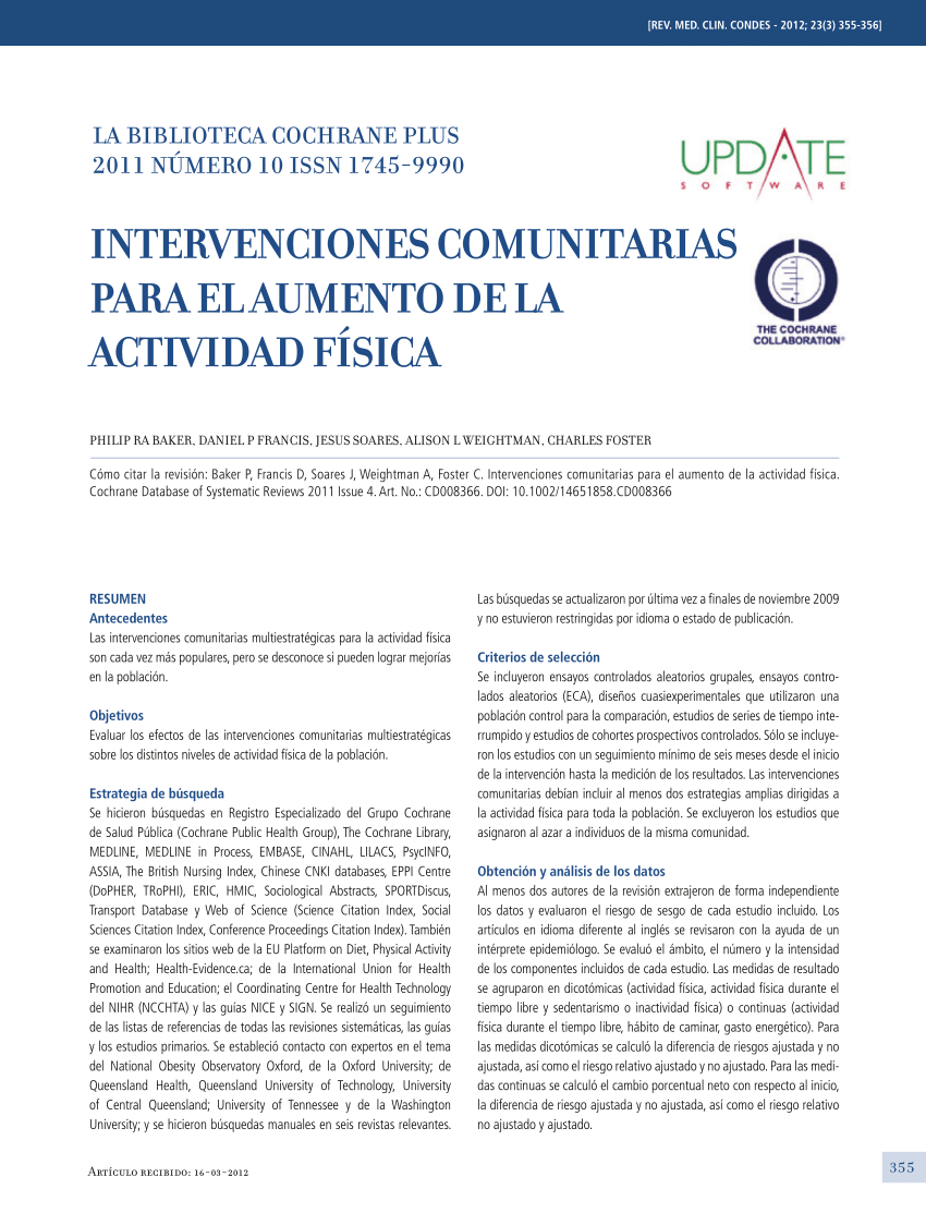 Pdf Intervenciones Comunitarias Para El Aumento De La Actividad Física 0008